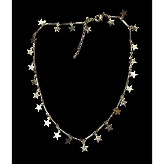 Minimalist Gold Star Charm Choker Necklace