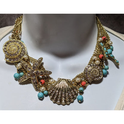 Glam Mermaid Statement Necklace