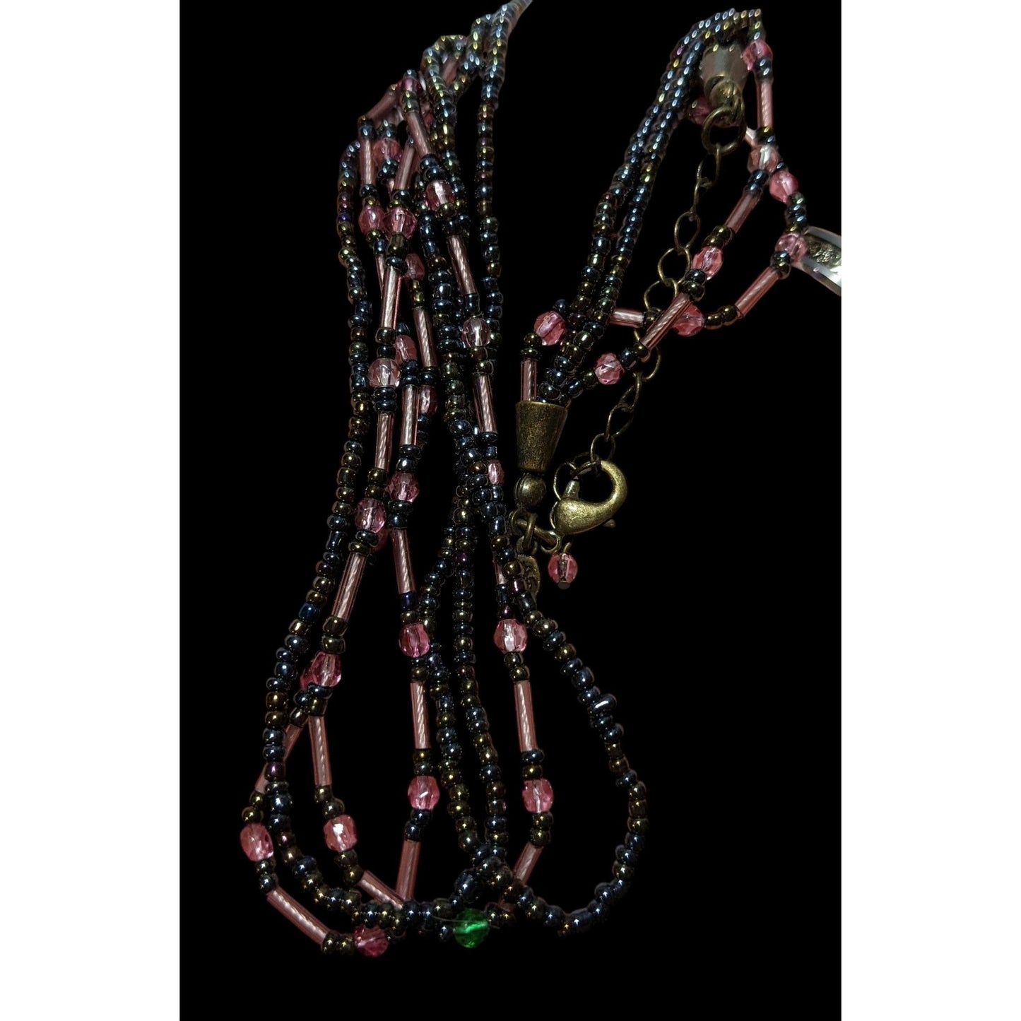 Whimsical Allegro Purple Beaded Premier Designs Necklace