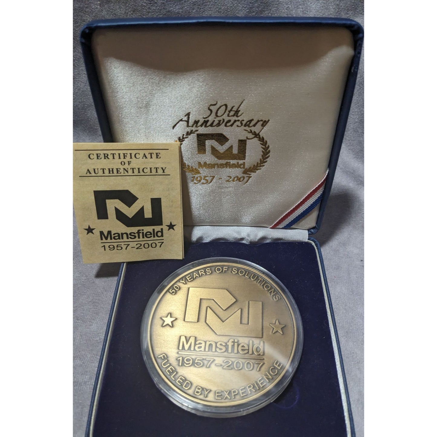 Mansfield Georgia 50th Anniversary Medallion