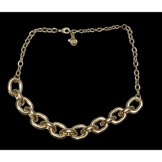 Dana Buchman Gold Large Link Chain Necklace