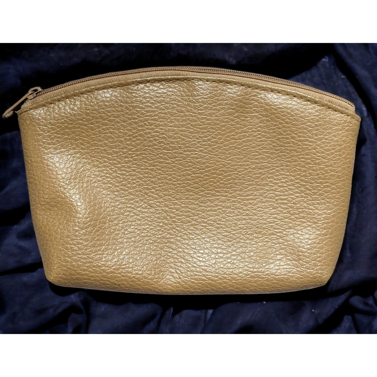 Tan Leather Toiletry Pouch