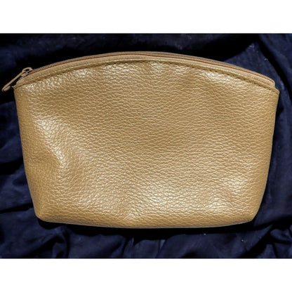 Tan Leather Toiletry Pouch