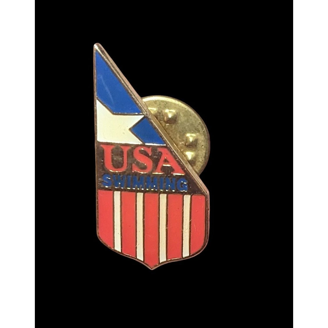 Vintage Summer Olympic USA Swimming Lapel Pin