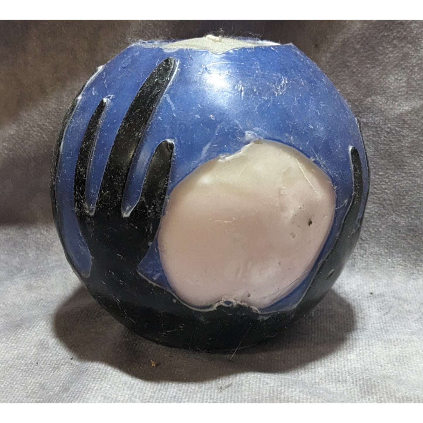 Blue Desert Moon Glowing Ball Candle