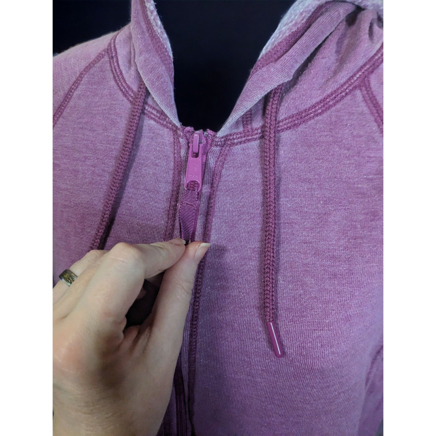 Eddie Bauer Purple Zip Hoodie