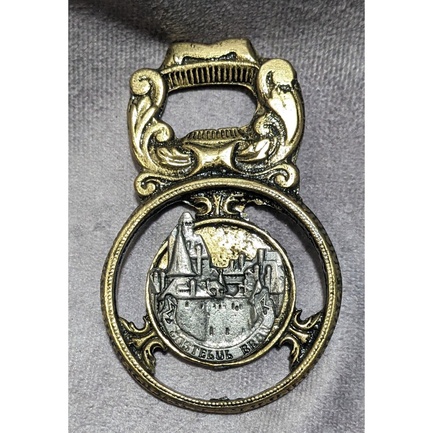 Vintage Romanian Castle Bran Souvenir Bottle Opener