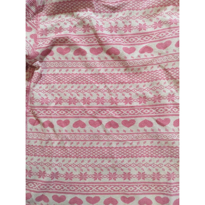 Cuddl Duds Pink And White Thermal