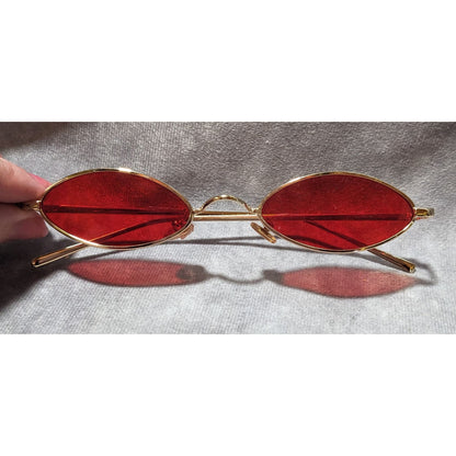 Retro Red Vampire Fashion Sunglasses