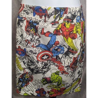 Mighty Fine Marvel HerOes Comic Book Mini Skirt