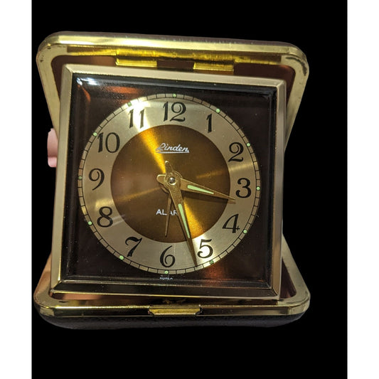 Vintage Linden Travel Alarm Clock