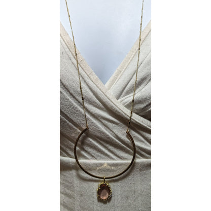 Serefina Gold Gemmed Necklace