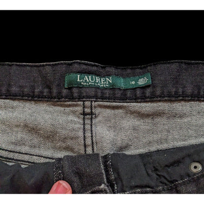 Lauren Ralph Lauren Black Denim Skirt