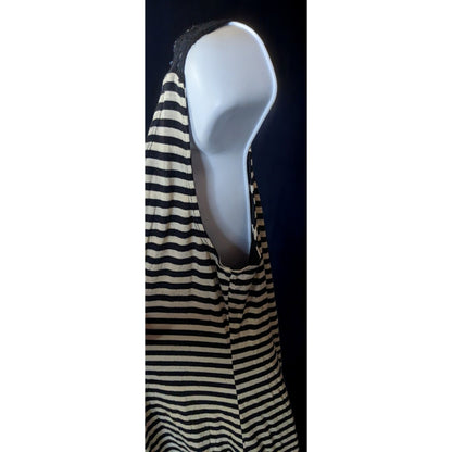 Black And White Stripe Reversible Dress