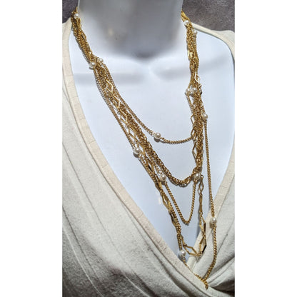Something Special Gold Glam Multilayer Necklace