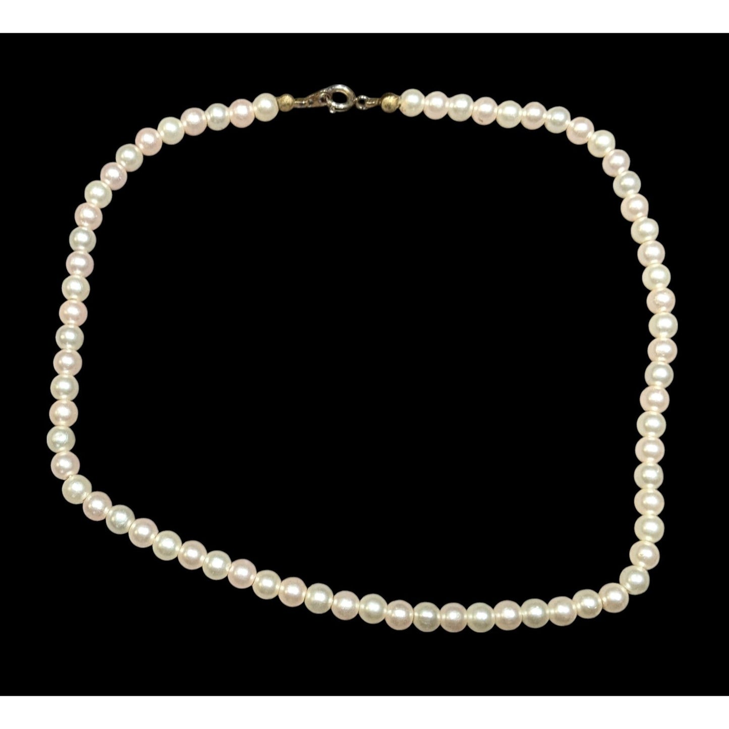 Simple Casual Faux Pearl Beaded  Necklace