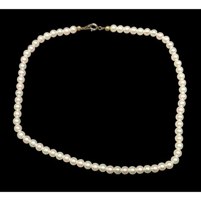 Simple Casual Faux Pearl Beaded  Necklace