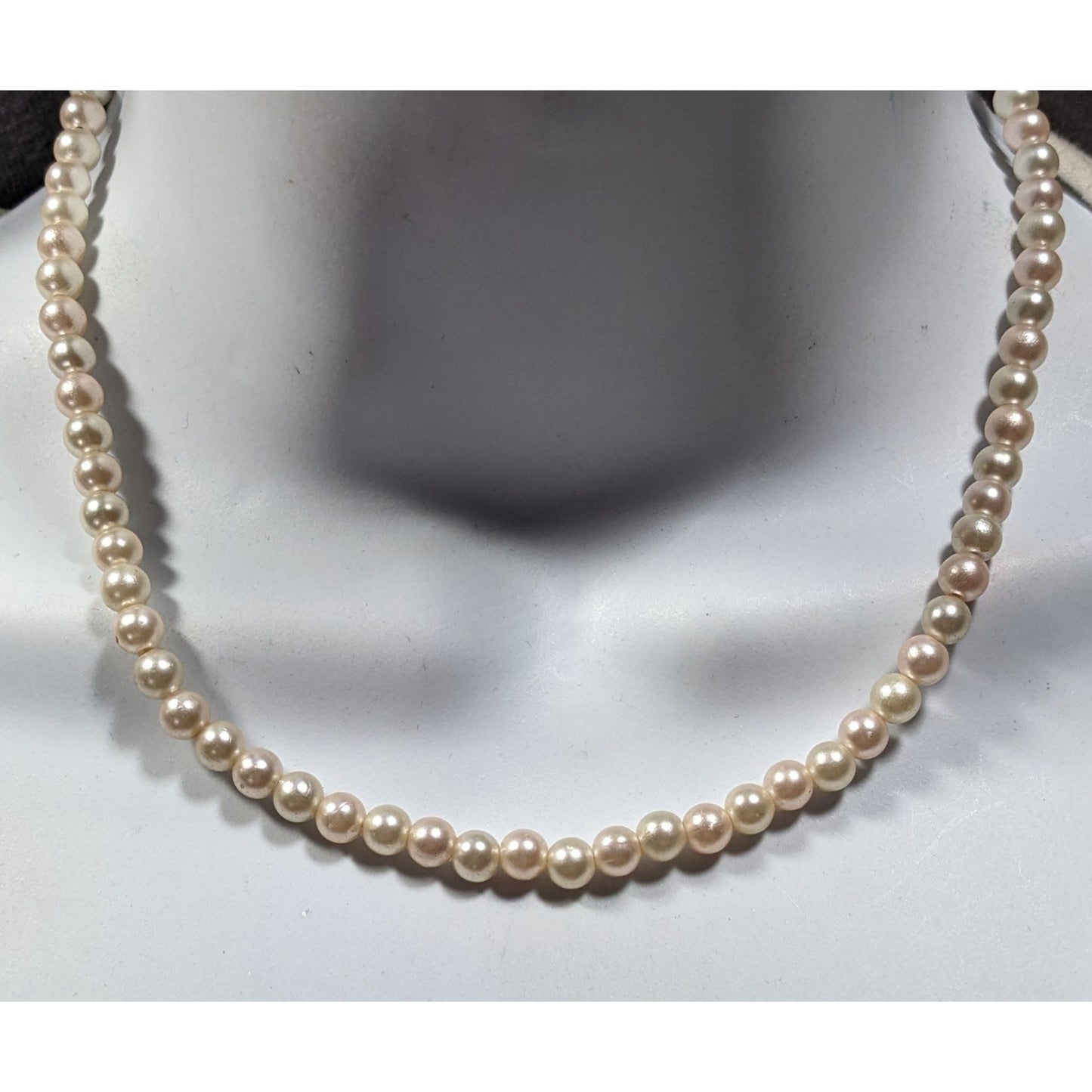 Simple Casual Faux Pearl Beaded  Necklace