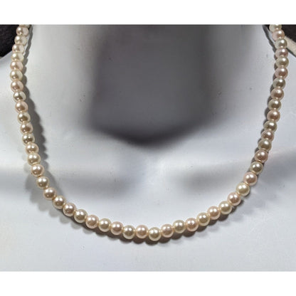 Simple Casual Faux Pearl Beaded  Necklace