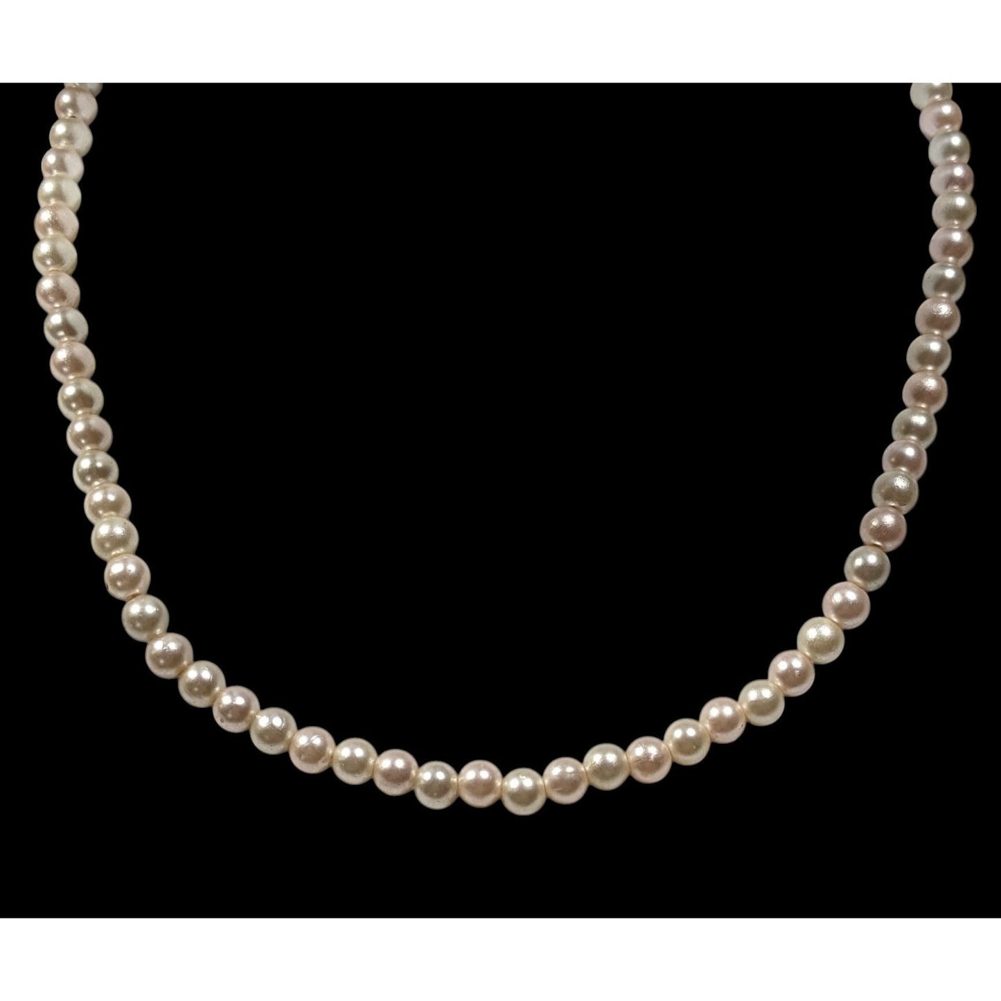 Simple Casual Faux Pearl Beaded  Necklace