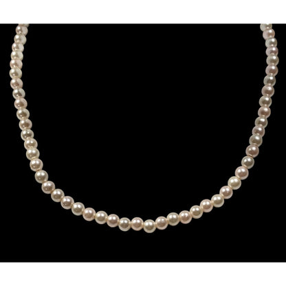 Simple Casual Faux Pearl Beaded  Necklace