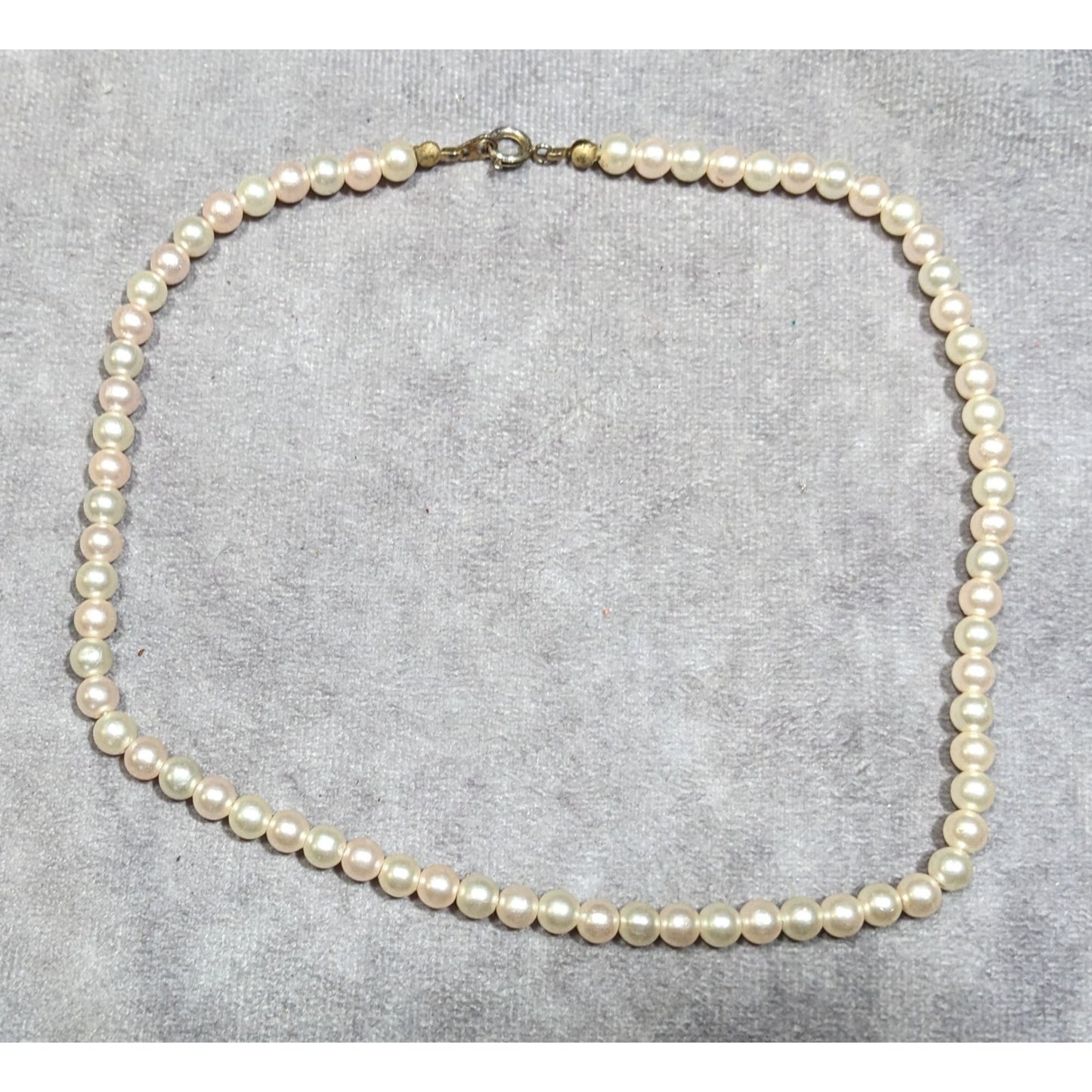 Simple Casual Faux Pearl Beaded  Necklace