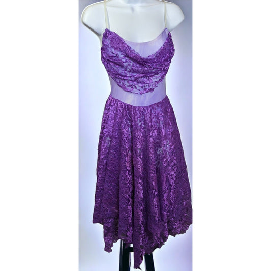 Taffy's Showstoppers Purple Floral Fairy Dance Dress