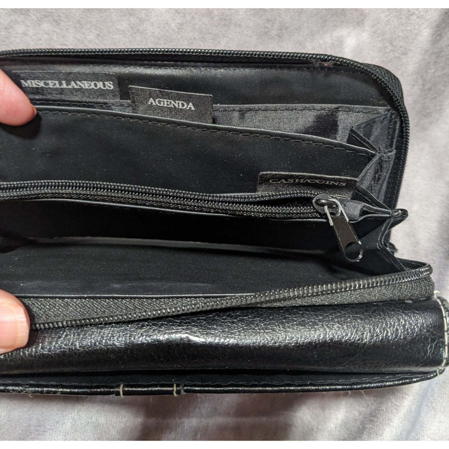 Black Trifold Wallet