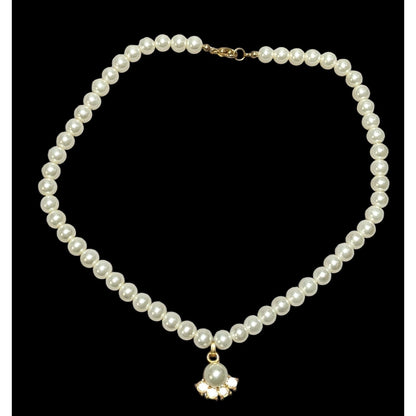 Vintage Regency Style Pearl Bridal Necklace