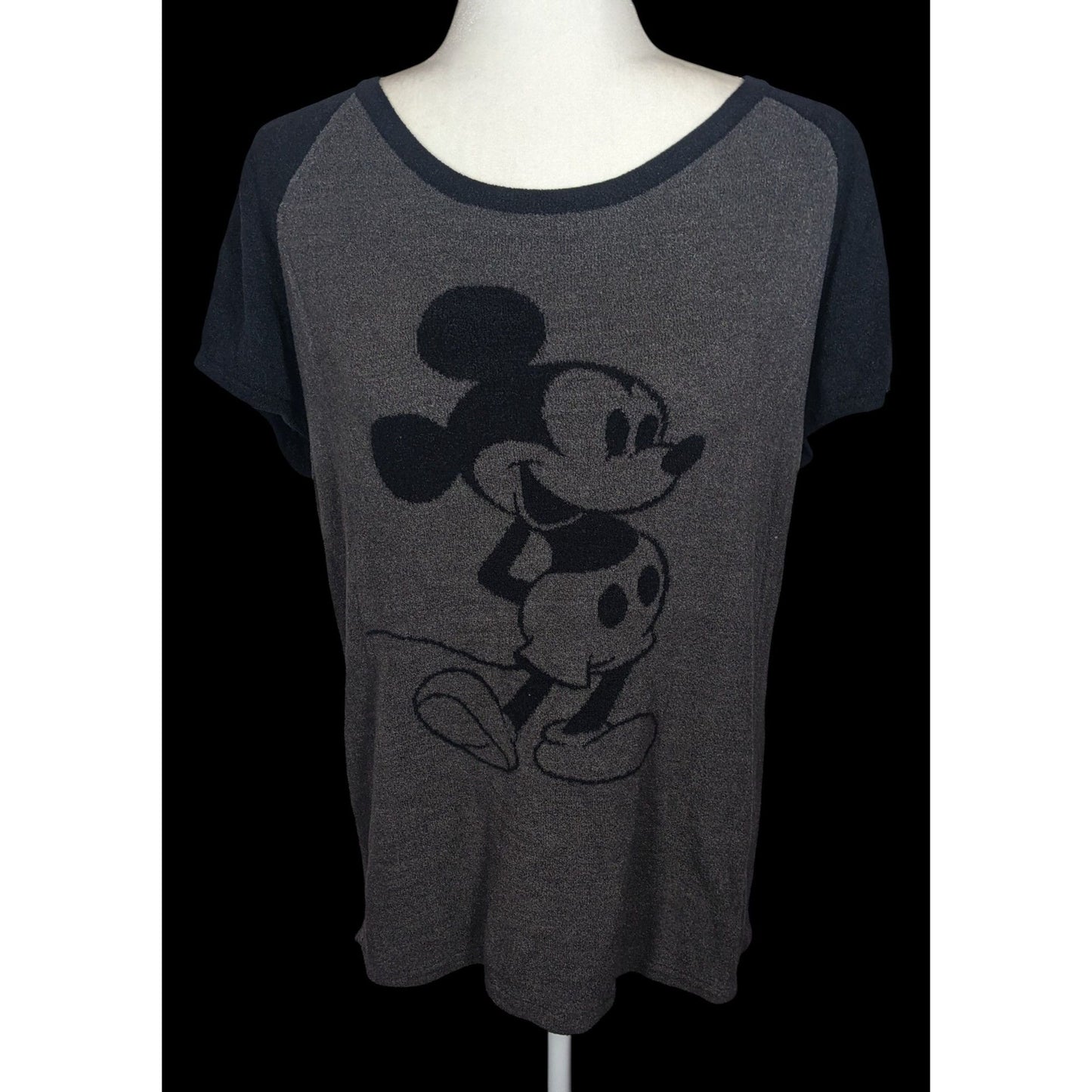 Disney x Barefoot Dreams Black And Grey Top