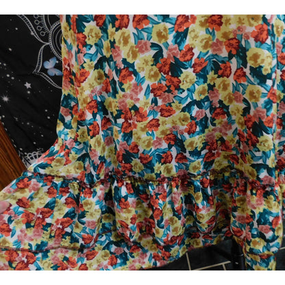 Bloom Chic Floral Open Back Dress Size 14 US