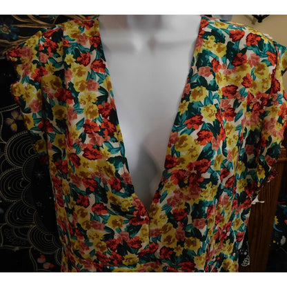 Bloom Chic Floral Open Back Dress Size 14 US