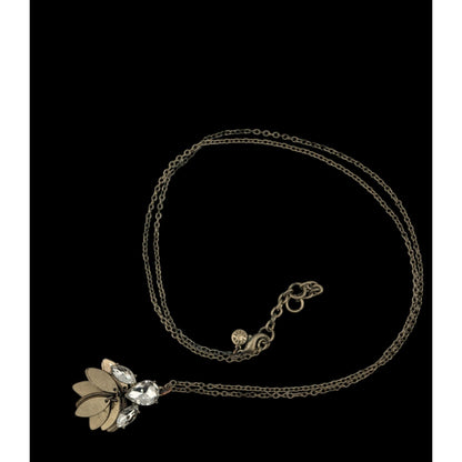 J.Crew Crystal & Gold-Tone Pendant Necklace