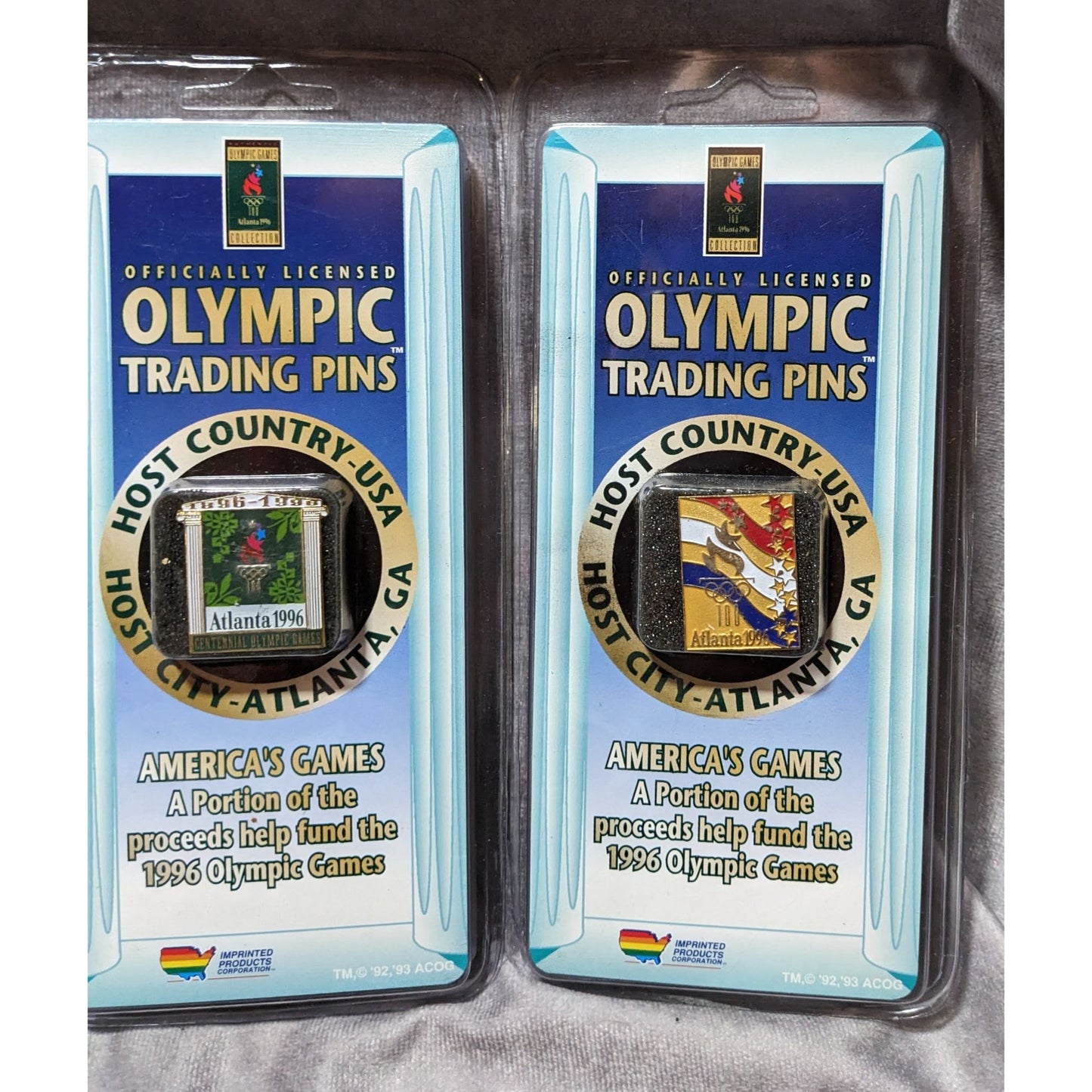 Vintage Unopened 1996 Atlanta Olympics Trading PIns