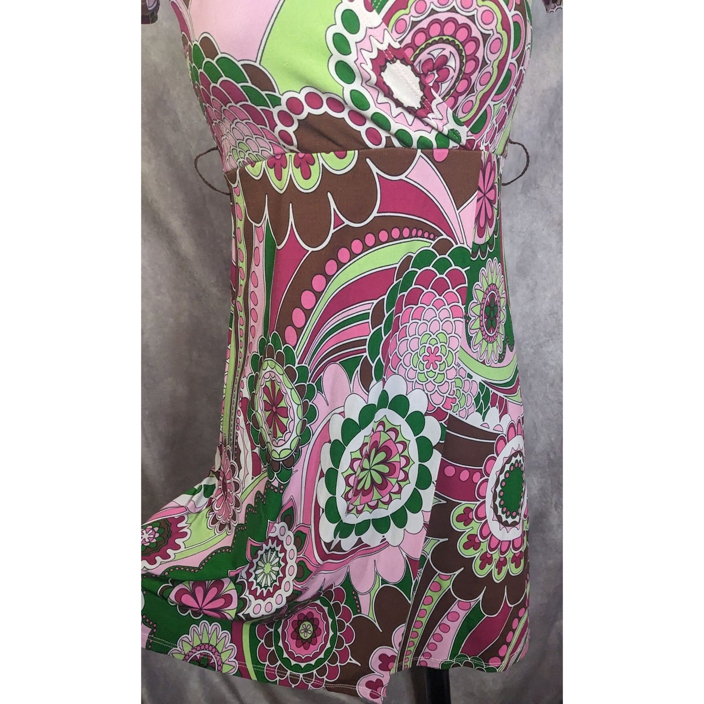 Girlcode Retro Floral Paisley Dress