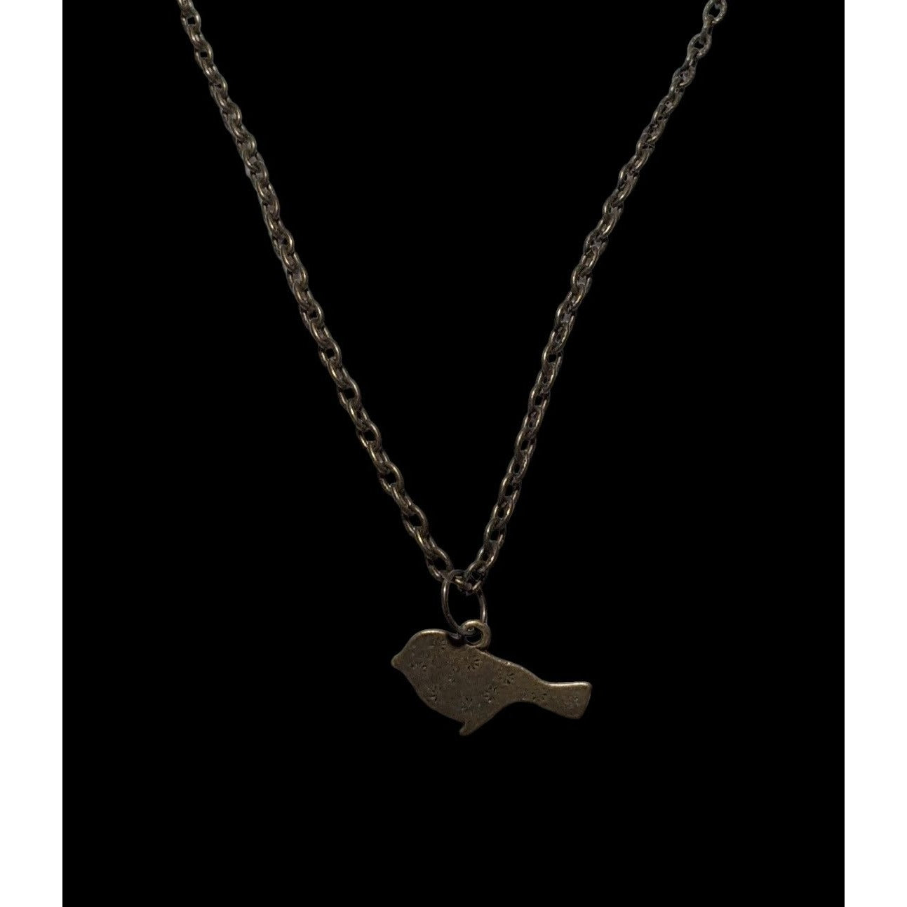 Vintage Minimalist Bird Necklace