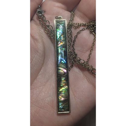 Abalone Pillar Necklace