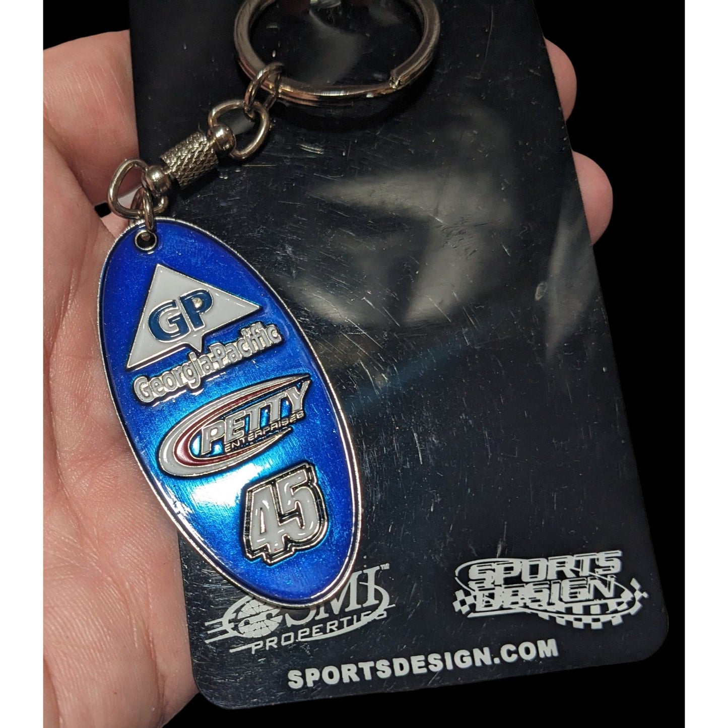 Kyle Petty Georgia Pacific 45 Nascar Keychain