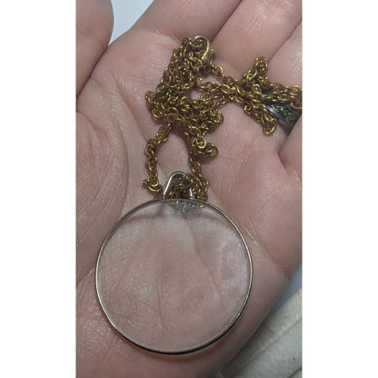 Magnifying Glass Pendant Necklace