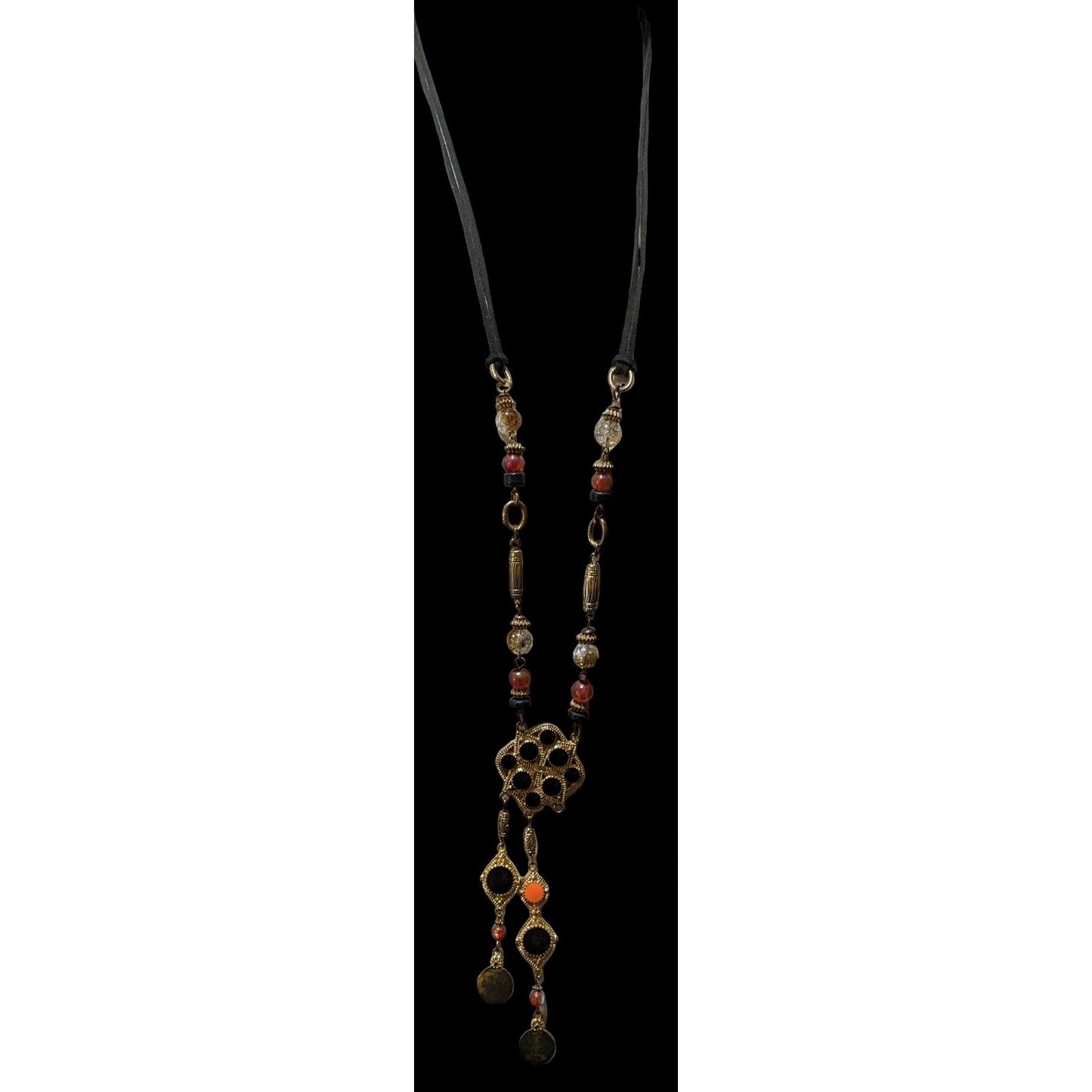 Ruby Rd. Beaded Bohemian Tassel Necklace