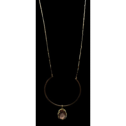 Serefina Gold Gemmed Necklace