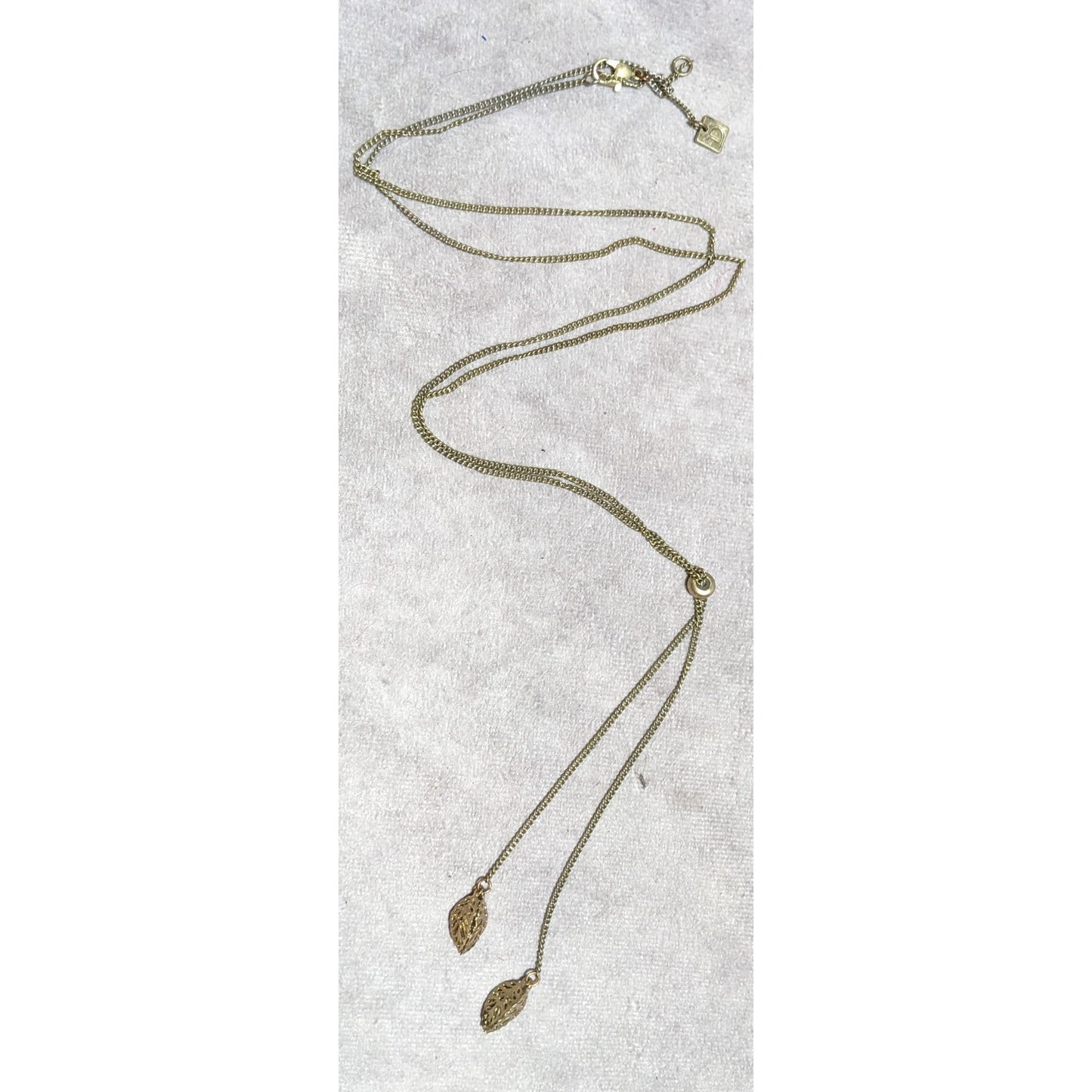 Gold Leaf Charm Bolo Tie Bohemian Necklace