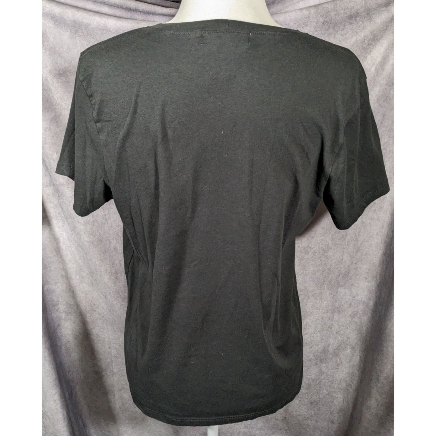 Cut & Paste Retro Distressed Rock * Roll Tee Size Large