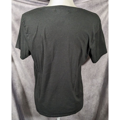 Cut & Paste Retro Distressed Rock * Roll Tee Size Large