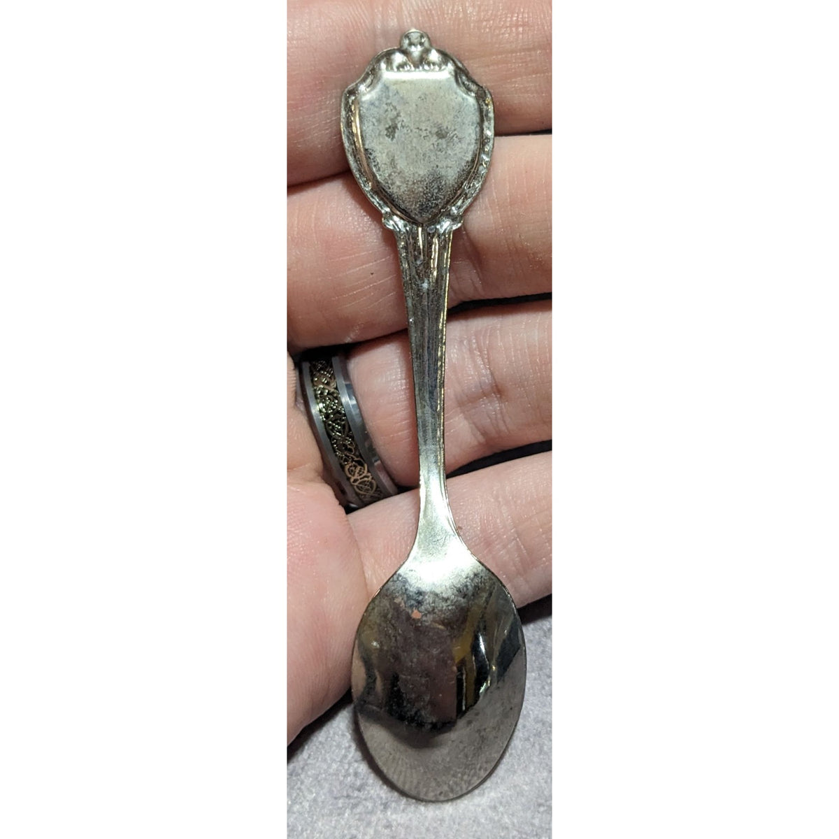 Vintage Travel Metal Silver Tone New Orleans Louisiana Souvenir Spoon 3 1/2 Inch