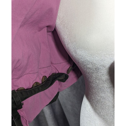 Vintage Kaleidoscope Cropped Pink And Grey Button Jacket Size Medium