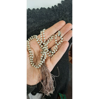 Alexa's Angels Bohemian Cross Necklace With Tassel Accent