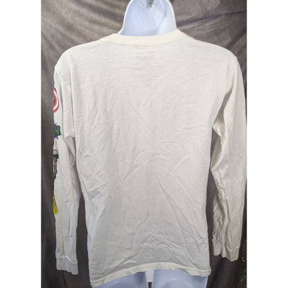 Marvel White Long Sleeve Shirt