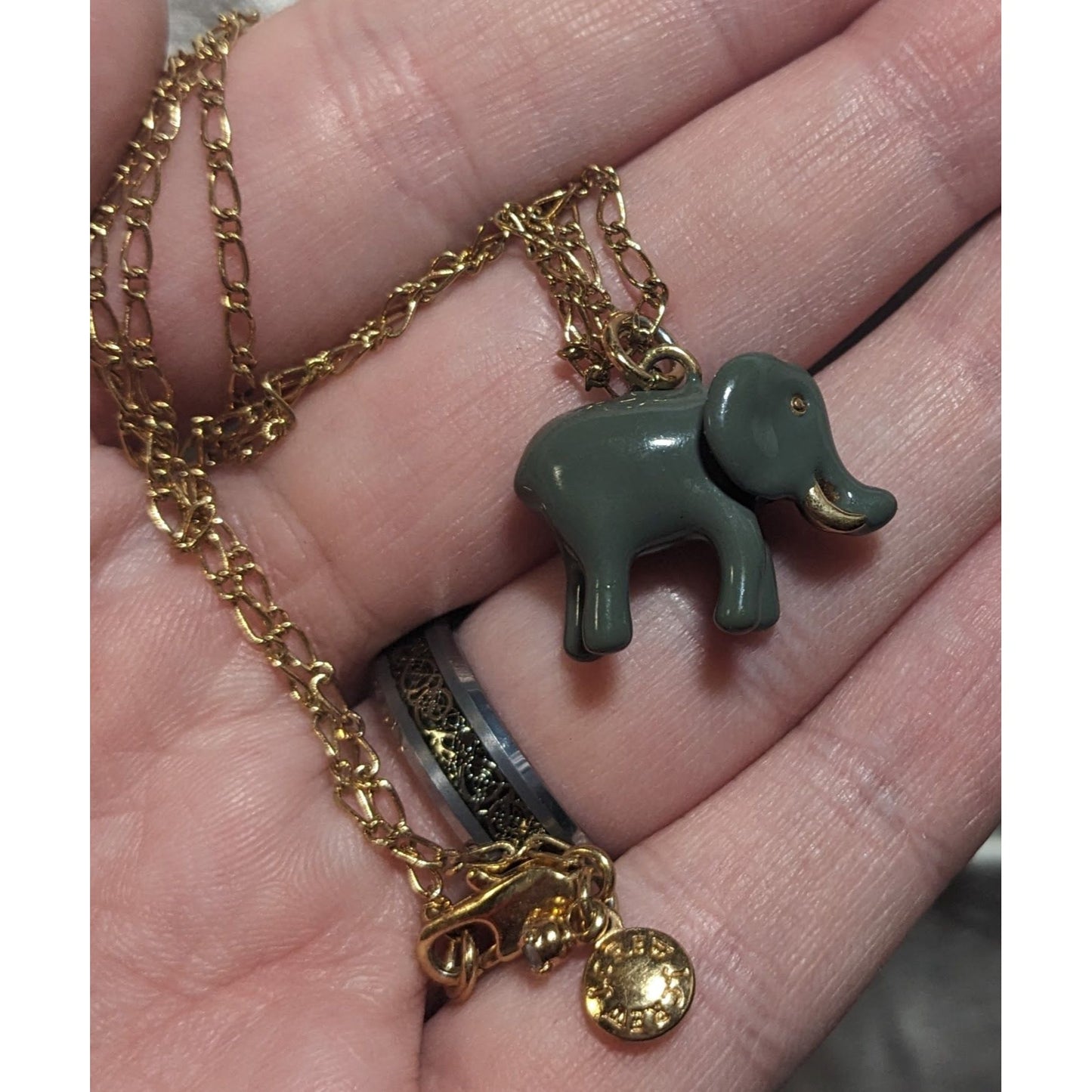 J.Crew Elephant Pendant Necklace