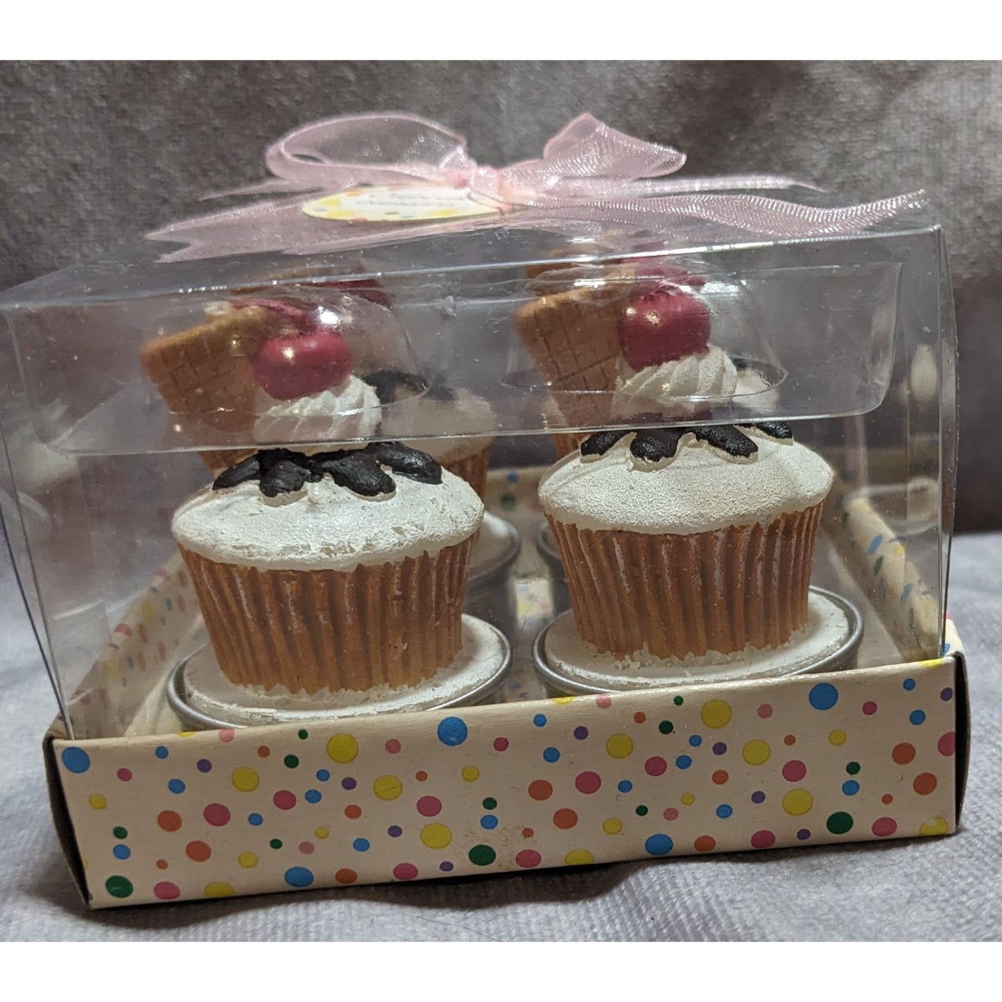 Mini Cupcake Candle Set